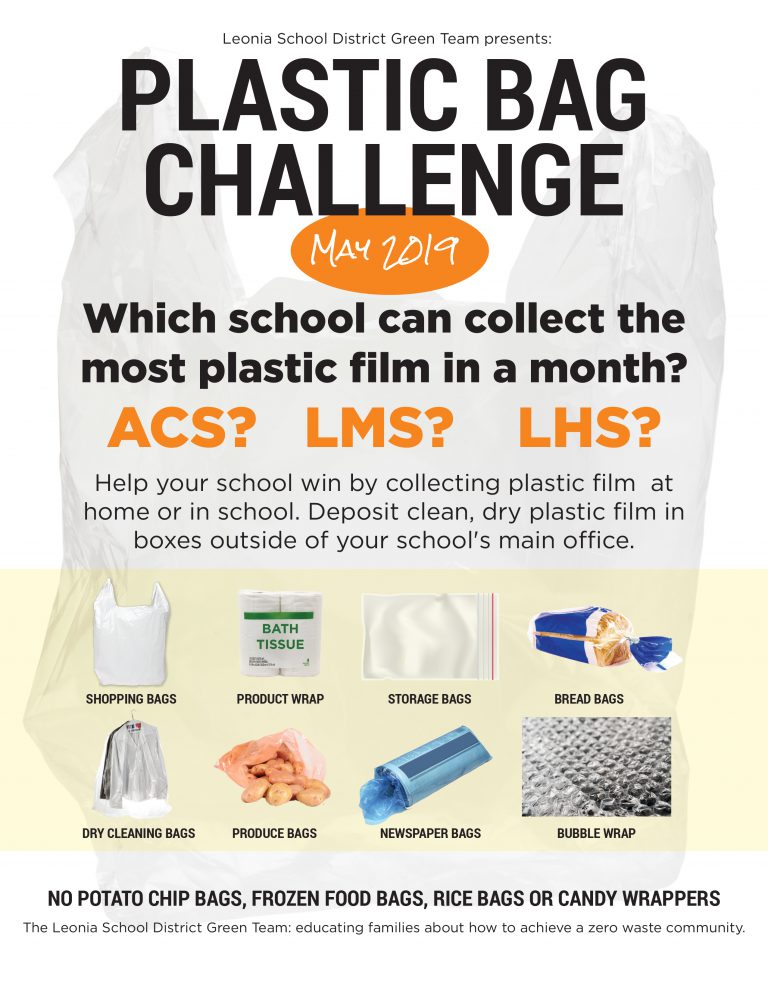 Plastic Bag Challenge Zero Waste Leonia